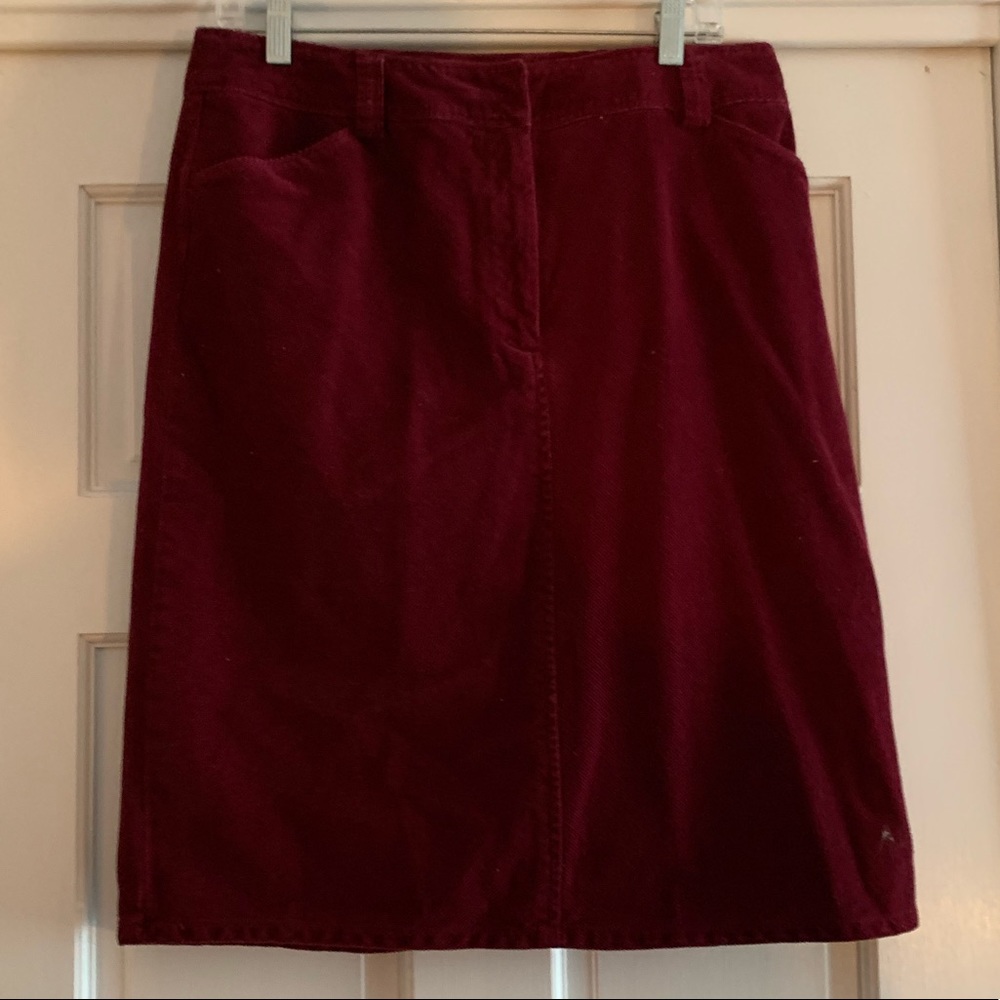 Red/wine skirt